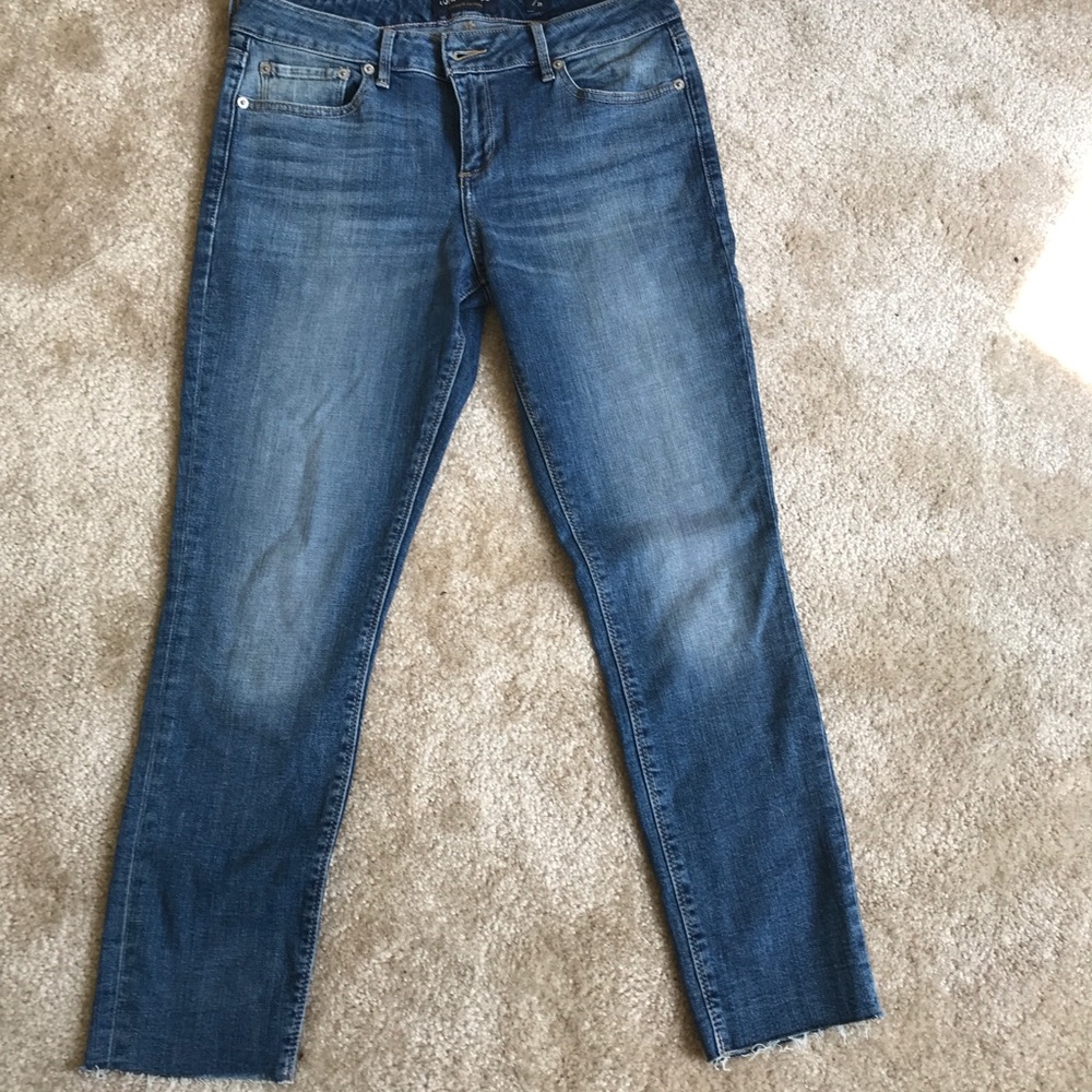 NWOT**LUCKY CROPPED JEANS**SZ 6/28